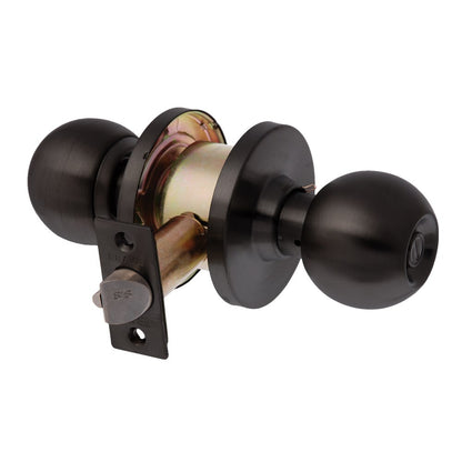 Brava Metro Knob Entrance Set 70mm Keyed To Differ Matt Black EA3000MB70