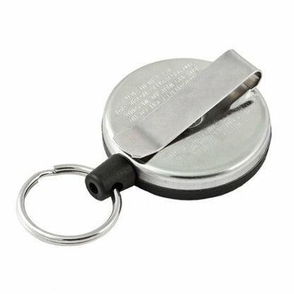 KEY-BAK Self Retracting Reel KB485BHDK Belt Clip 1.2m Kevlar Cord Black