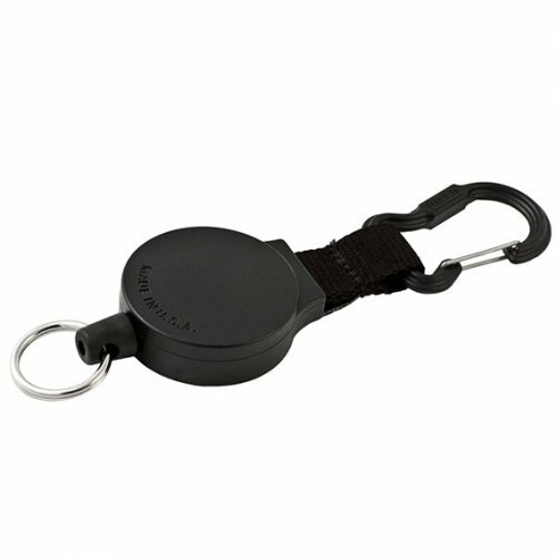 KEY-BAK Self Retracting Reel KB6C Carabiner 900mm Poly Cord Black