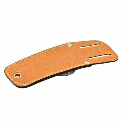 KEY-BAK Self Retracting Reel KB9 Tradesman Leather Belt Pouch 609mm Chain Chrome