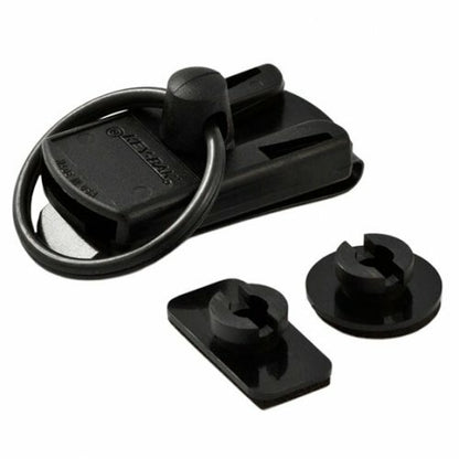 KEY-BAK Locking Key Ring KBKK2 Belt Carrier Black