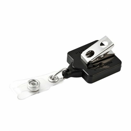 KEY-BAK MINI-BAK Self Retracting Reel KBMBIDS Square ID Holder 914mm Cord Black