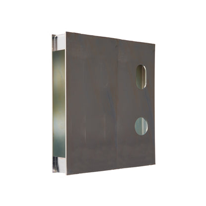 BDS Lock Box with Cylinder and Spindle Holes Zinc Plated LB2B