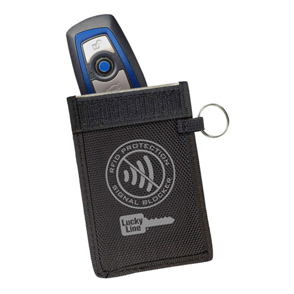 Lucky Line Key Hider Faraday Pouch with RFID Signal Blocking For Car Remotes 91801