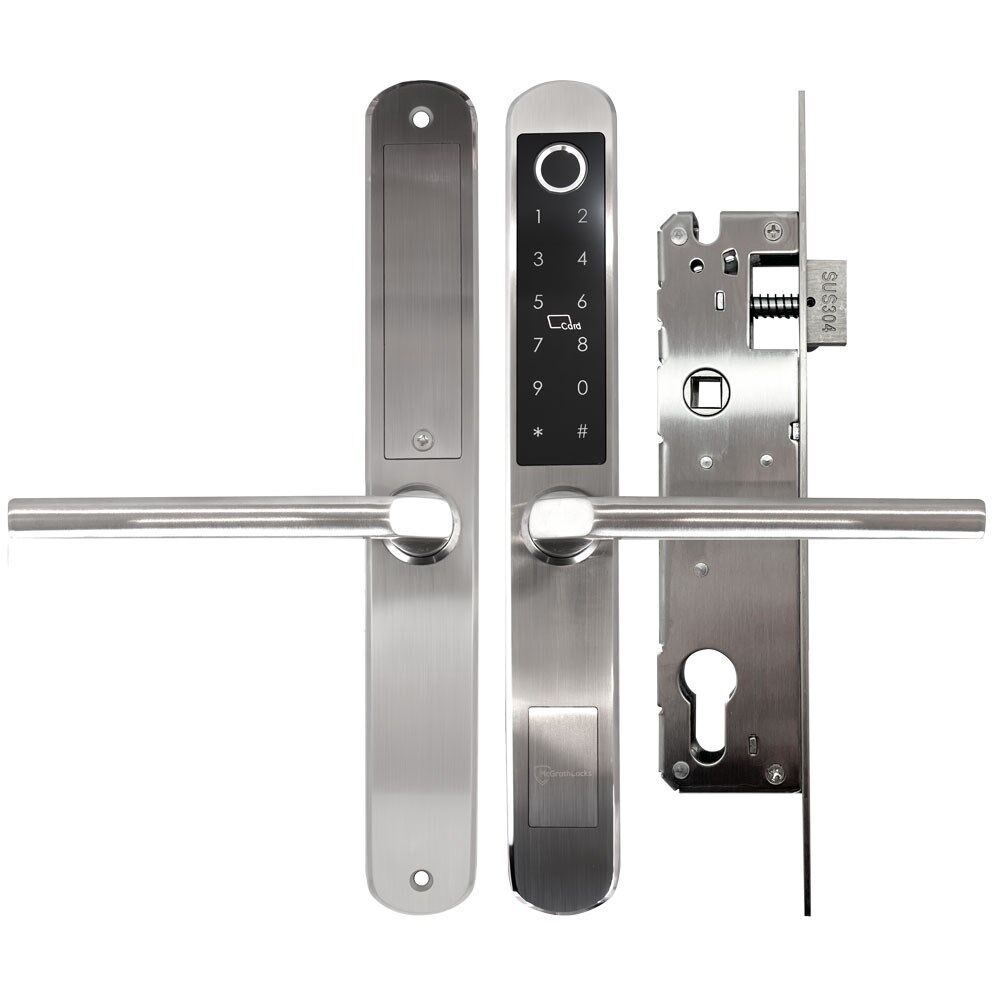 McGrath A210 Digital Door Lock WIFI RFID App Fingerprint Silver - Available in Various Function|LSCMLA210SCEM30