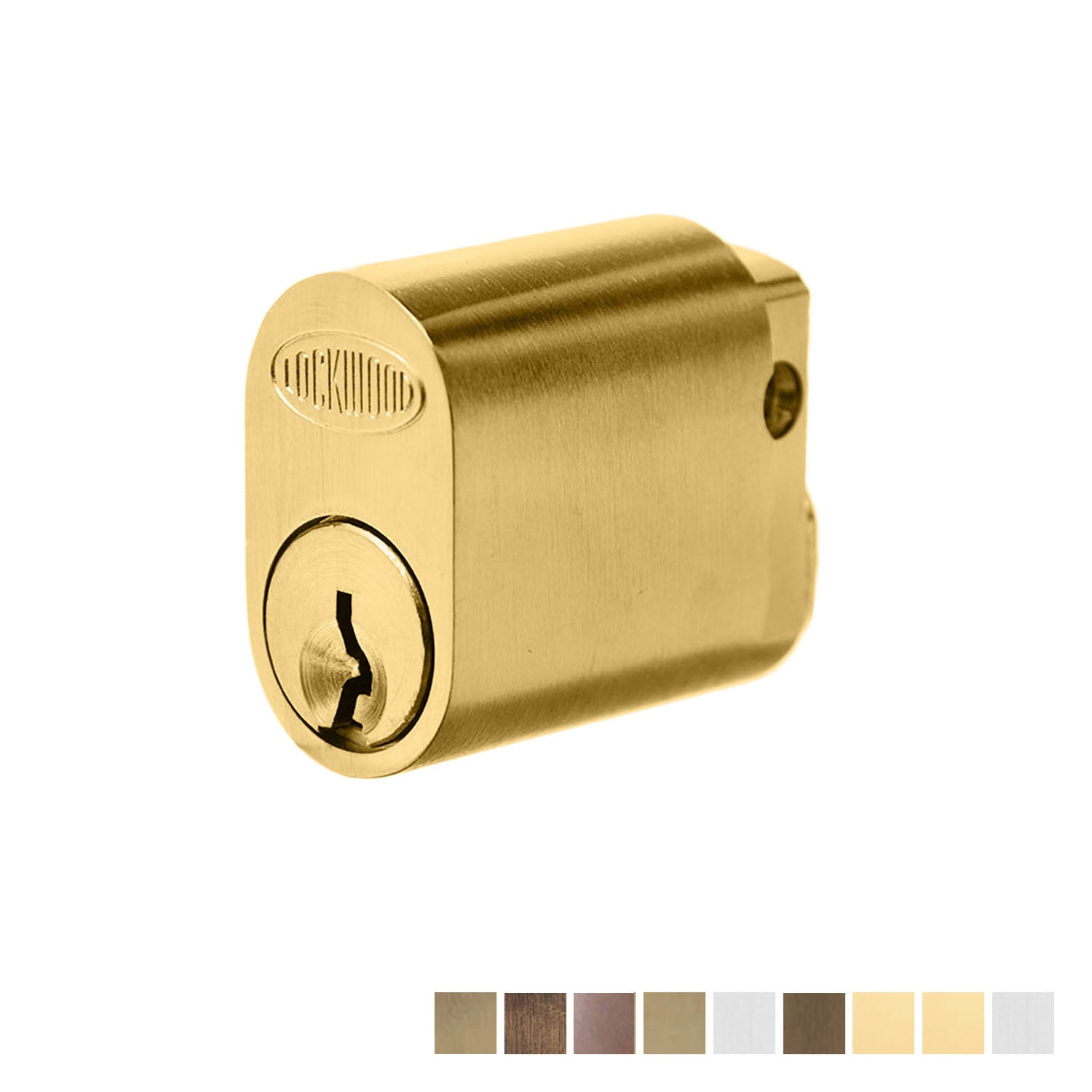 Lockwood C4 570 Oval Cylinder with X Cam 5KD - Available in Various Finishes
