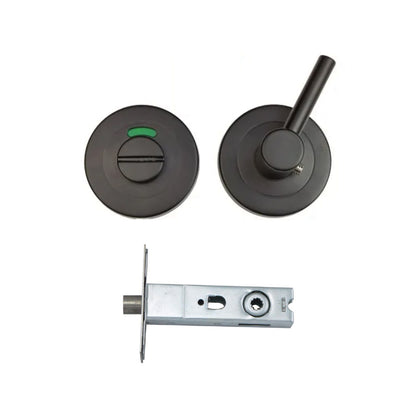 Mappas Disabled Privacy Indicator Bolt Morticed 60mm Backset Matt Black DIBBLK