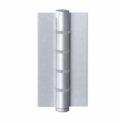 McCallum Aluminum Blank Butt Hinge Undrilled 100mm Satin Natural Anodised A140SNA