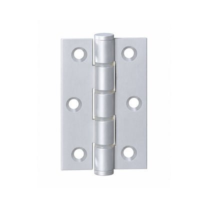 McCallum Aluminum Cabinet Butt Hinge Fixed Pin 76mm Satin Natural Anodised A151