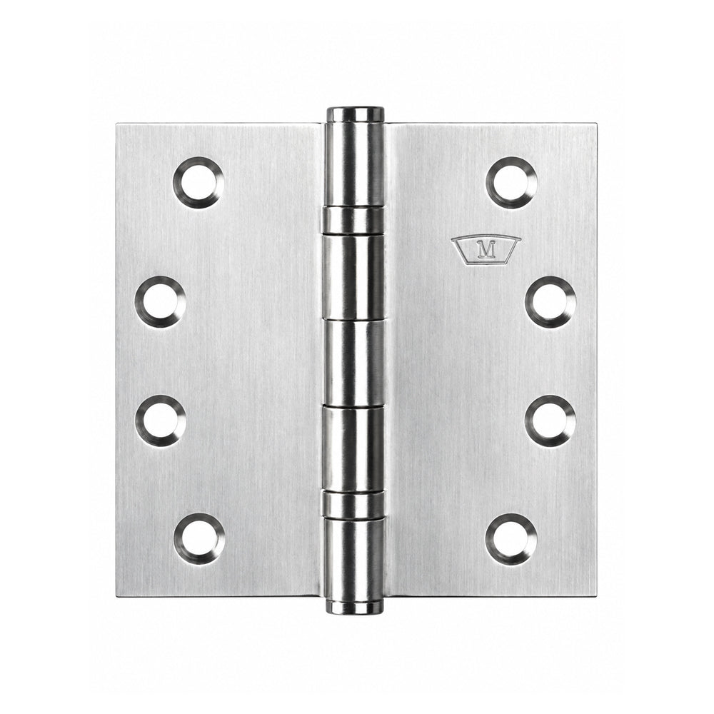 McCallum Heavy Duty Ball Bearing Butt Hinge 100x100x2.5mm Satin Stainless Steel S254