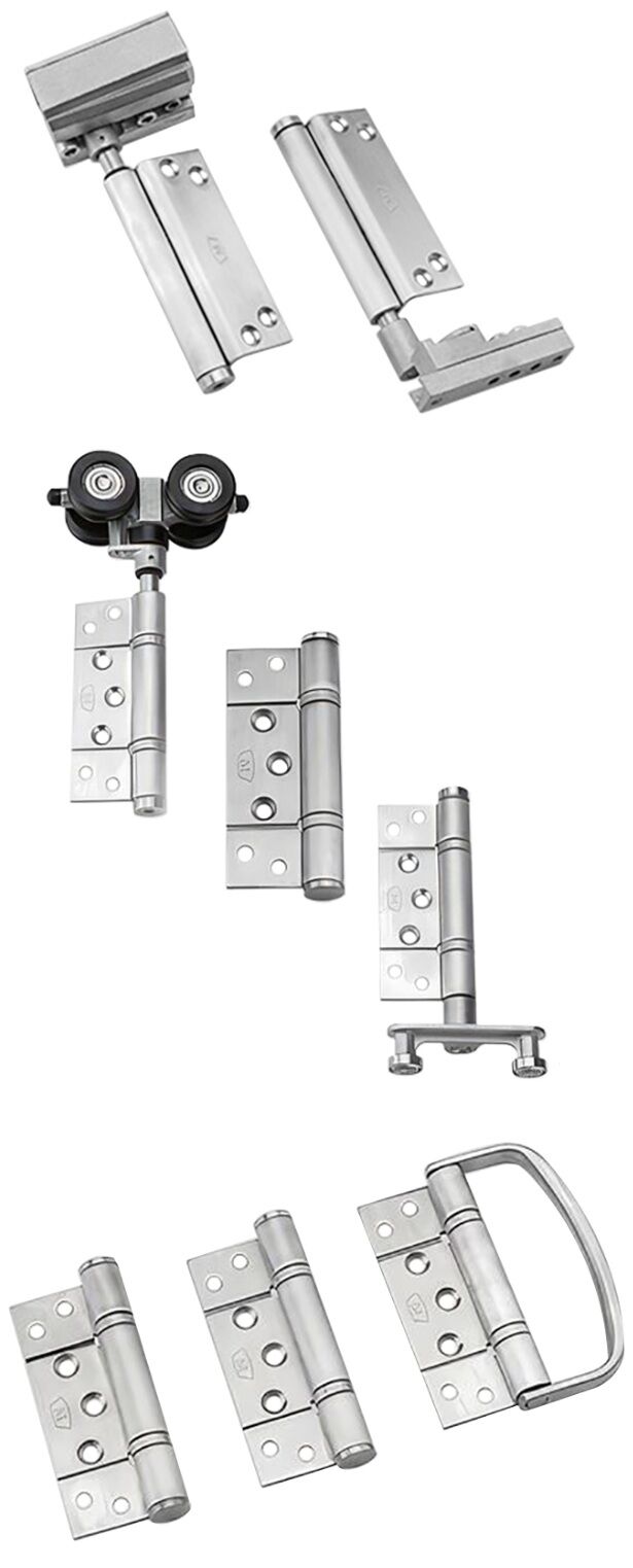 McCallum VIO Folding 4 Door System 3 + 1 Outward Opening Hardware Kit Satin Stainless Steel