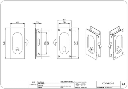 Madinoz CSL29 Cavity Sliding Locks