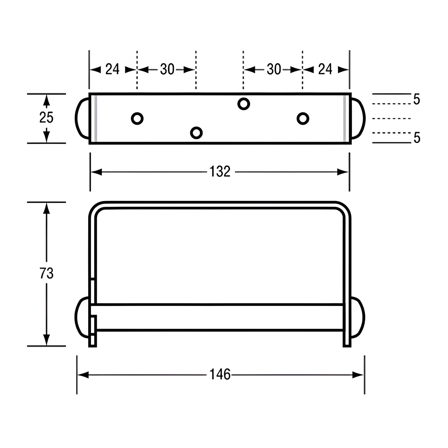 Metlam Single Toilet Roll Holder - Available in Various Finishes