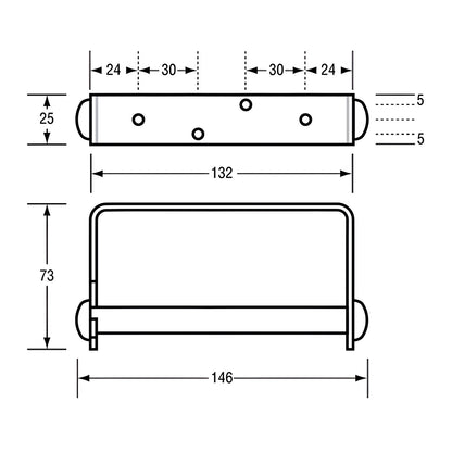 Metlam Single Toilet Roll Holder - Available in Various Finishes