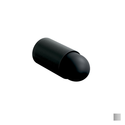 Metlam Skirting or Wall Mounted Door Stop with Rubber Bumper - Available in Various Finishes