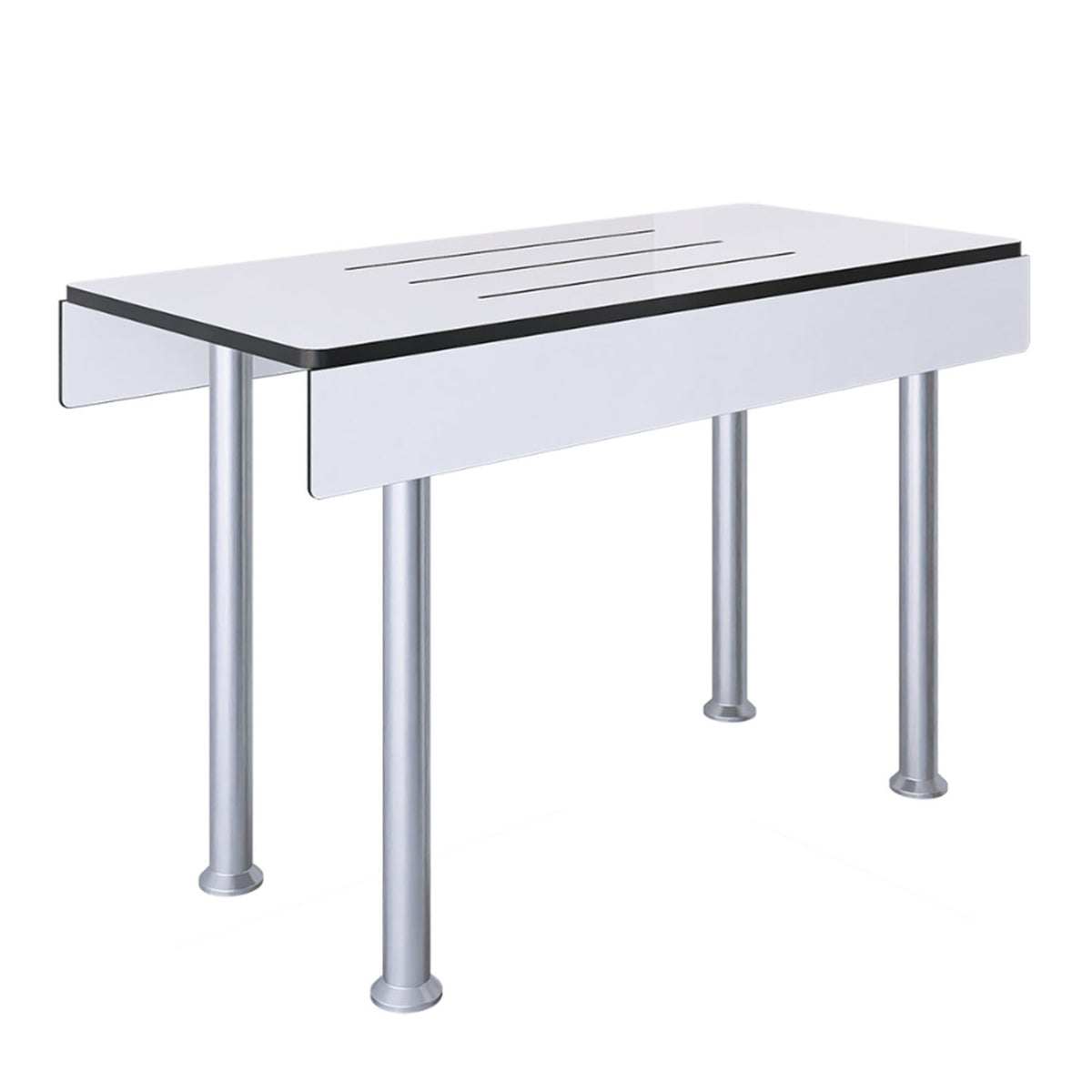 Metlam Bench Seat in Compact Laminate 550x900x410mm White ML986_CL