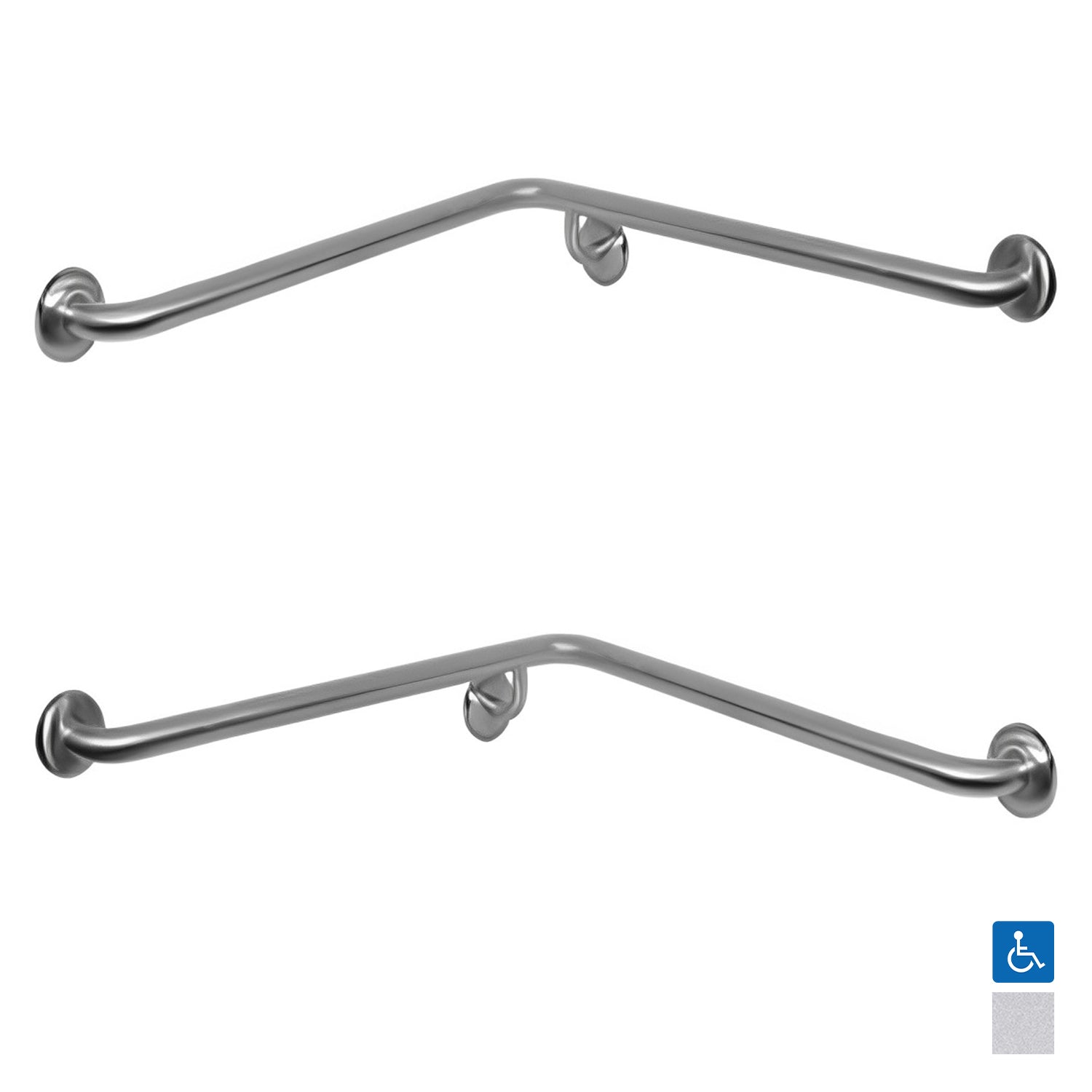 Metlam Corner Shower Grab Rail - Available in Left and Right Handing ...