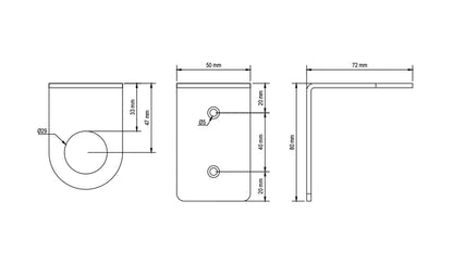 Metlam Single Soap Bottle Holder - Available in Designer Black and Satin Stainless Finish