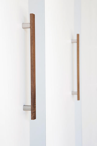 Momo Ara Timber D Handle - Available in Various Finishes and Sizes