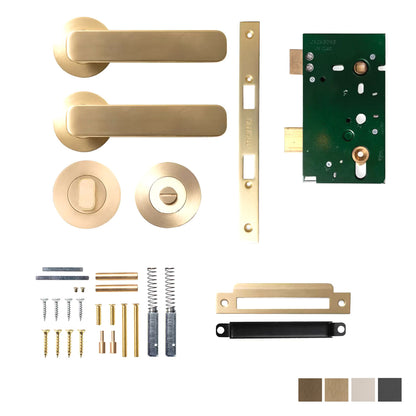 Momo Aspen Door Lever Mortice Lock Privacy Set - Available in Various Finishes