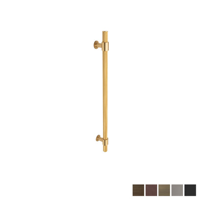 Momo Belgravia Knurled Entrance Door Pull Handle - Available in Various Finishes