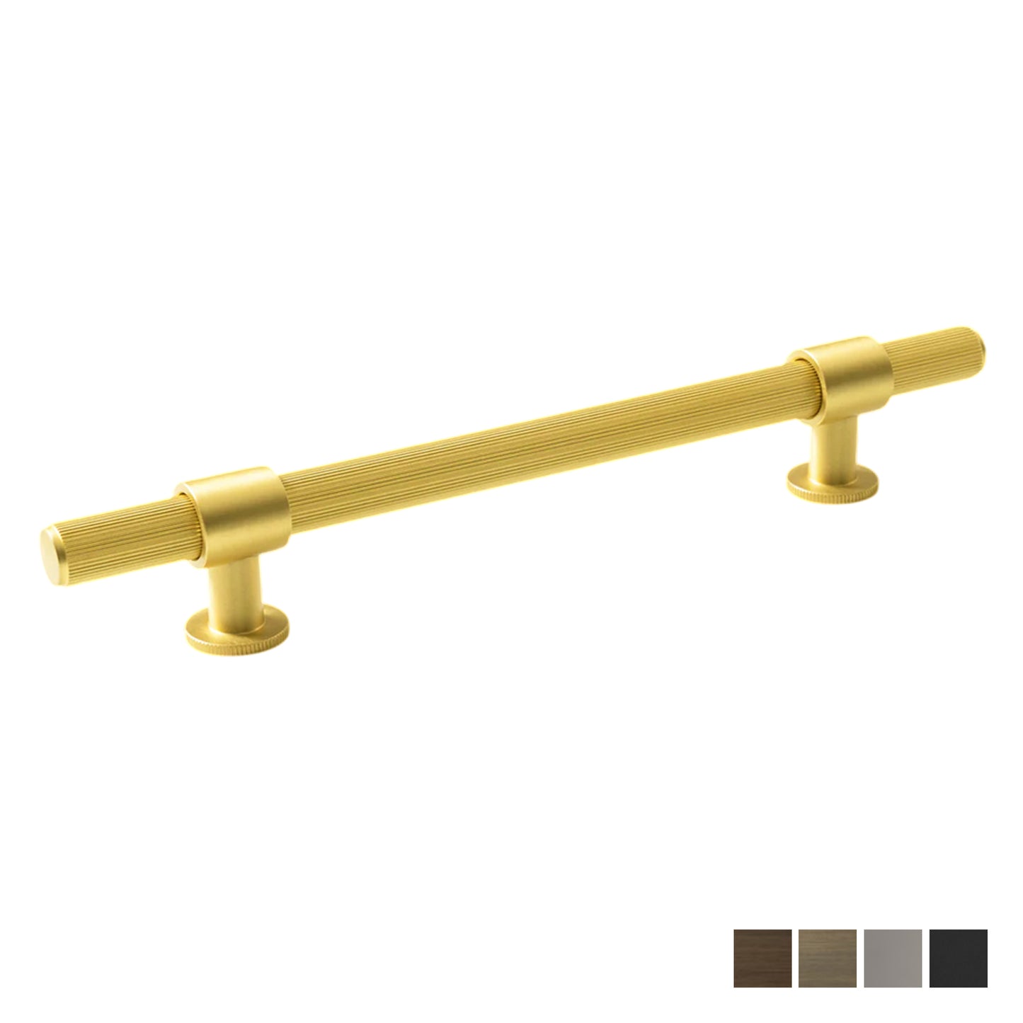 Momo Belgravia Lined Solid Brass Bar Pull - Available in Various Finishes and Sizes
