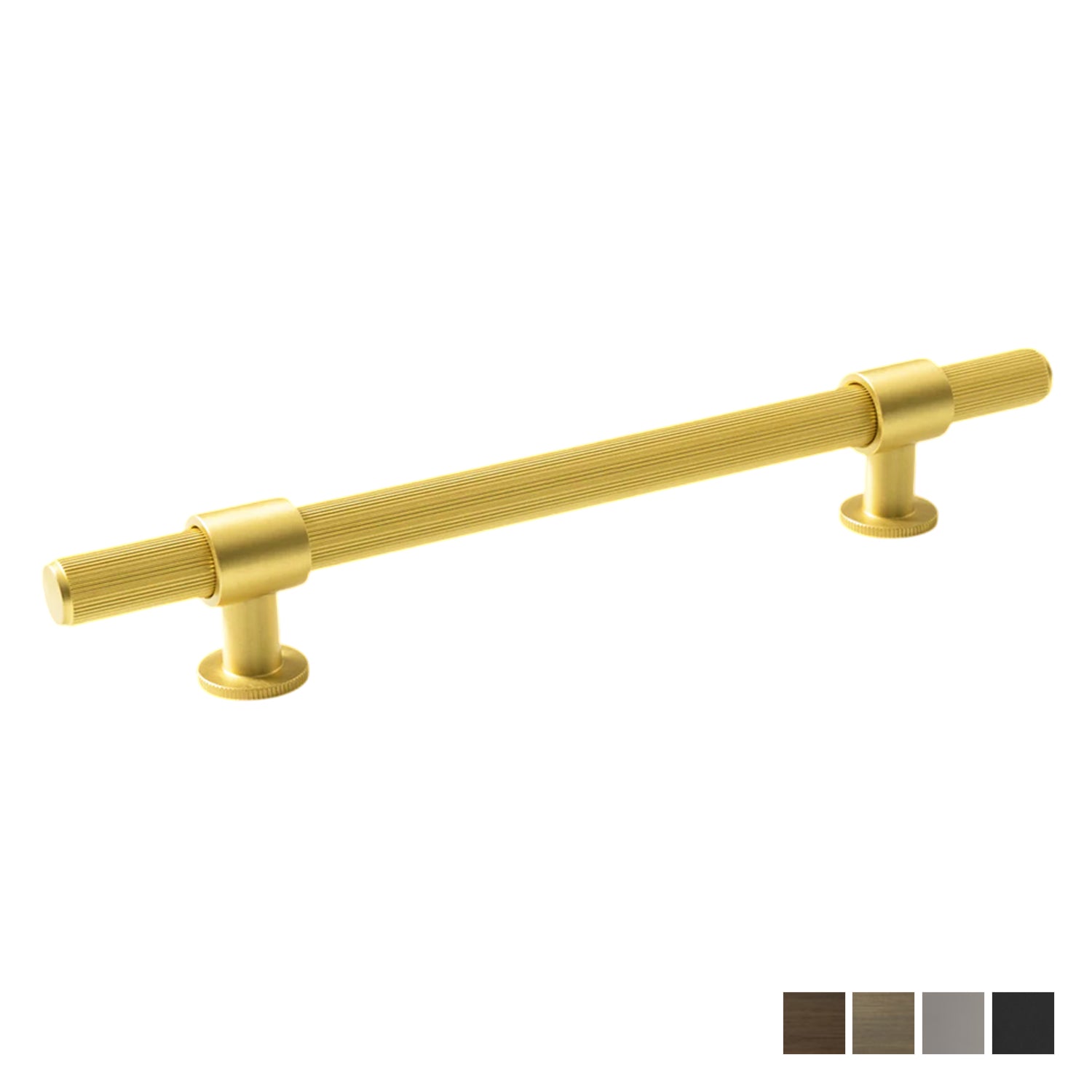 Momo Belgravia Lined Solid Brass Bar Pull - Available in Various Finishes and Sizes