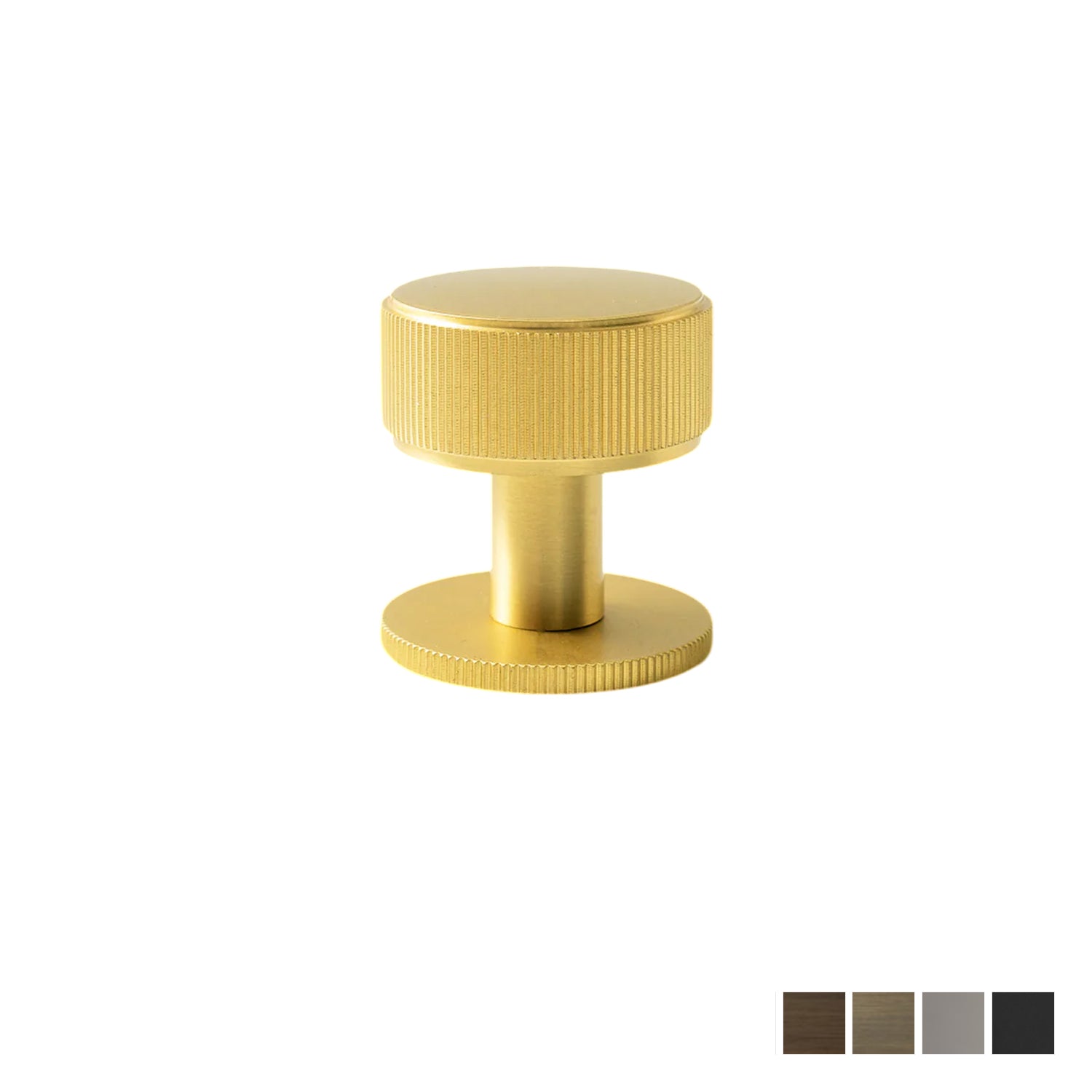 Momo Belgravia Lined 35mm Solid Brass Round Knob  - Available in Various Finishes