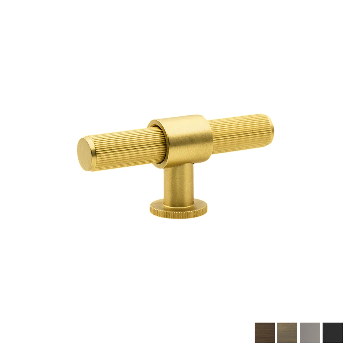 Momo Belgravia Lined 82mm Solid Brass T Knob  - Available in Various Finishes
