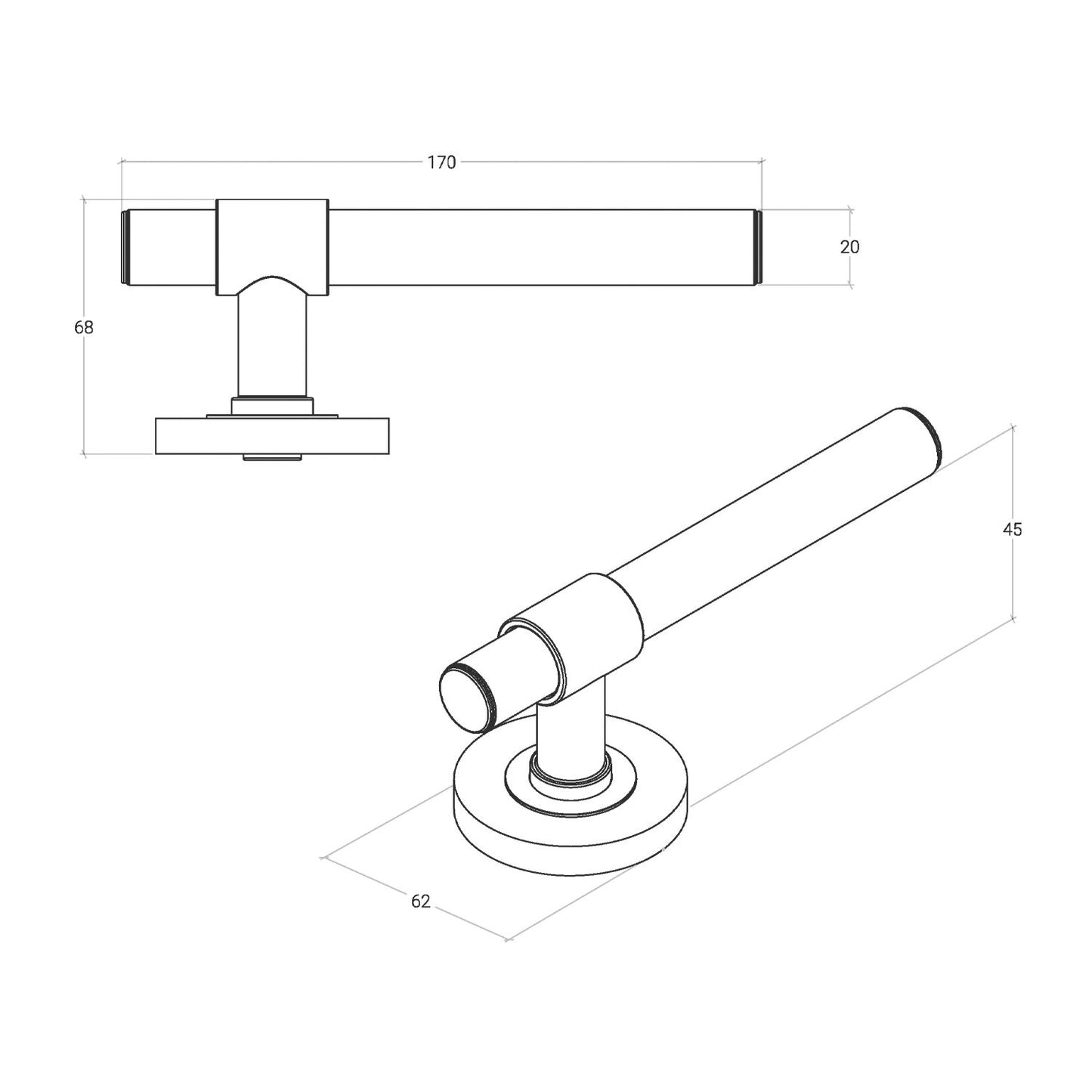 Momo Belgravia Solid Brass Tubular Latch Passage Lever Set - Available in Various Finishes|MOMOBLGLTPASDKB|MOMOBLGLTPASBNZ|MOMOBLGLTPASBSB|MOMOBLGLTPASDBB|MOMOBLGLTPASDBR|MOMOBLGLTPASMBL