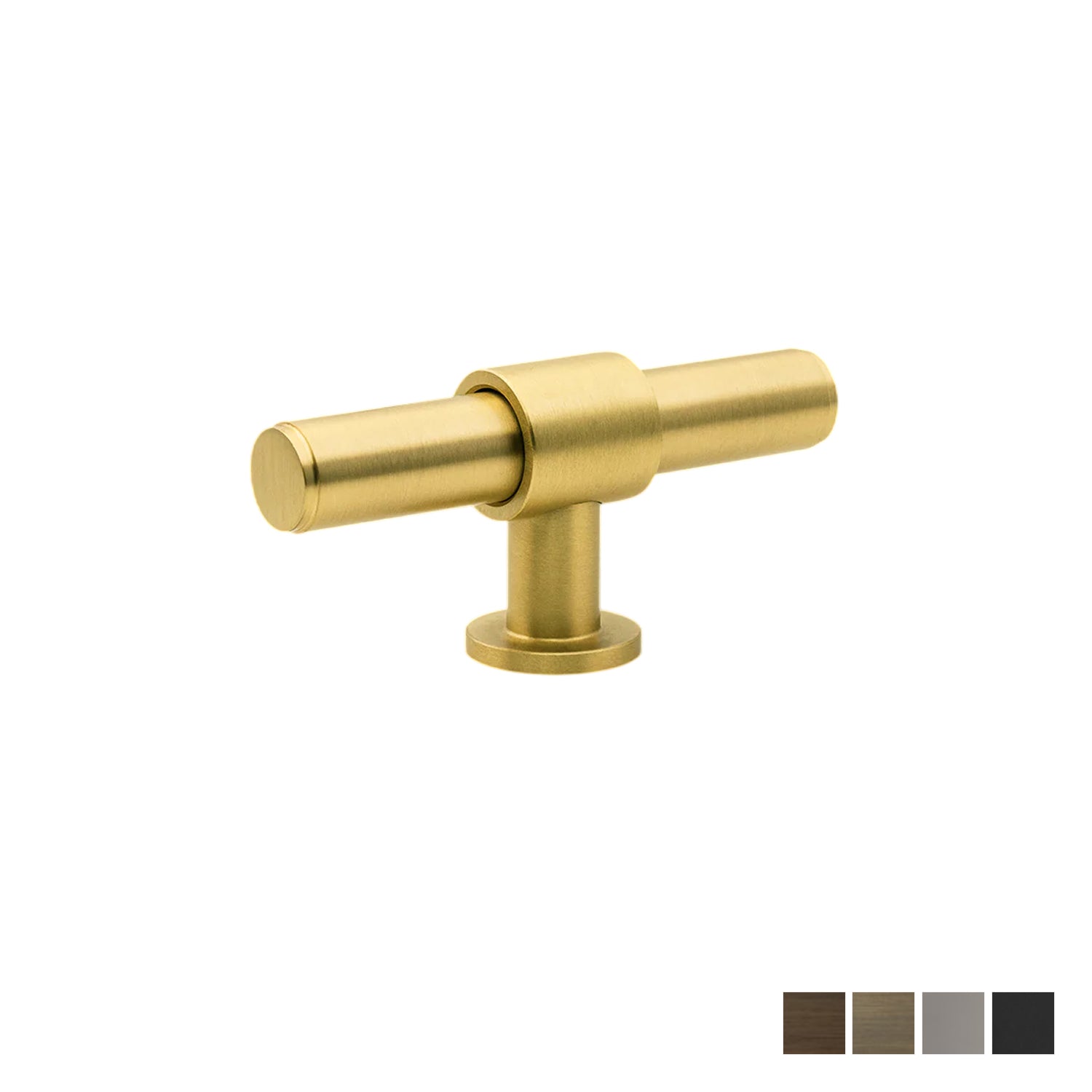Momo Belgravia Plain 82mm Solid Brass T Knob - Available in Various Finishes