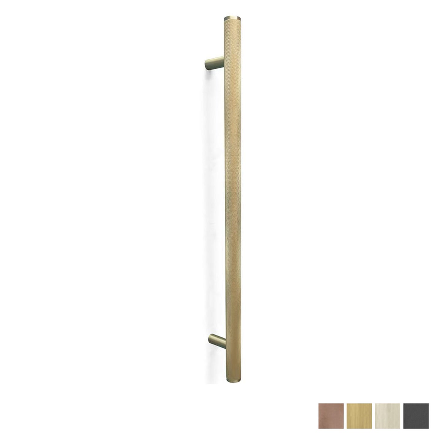 Momo Bellevue Knurled Door Pull With Back to Back Fixing - Available in Various Finishes
