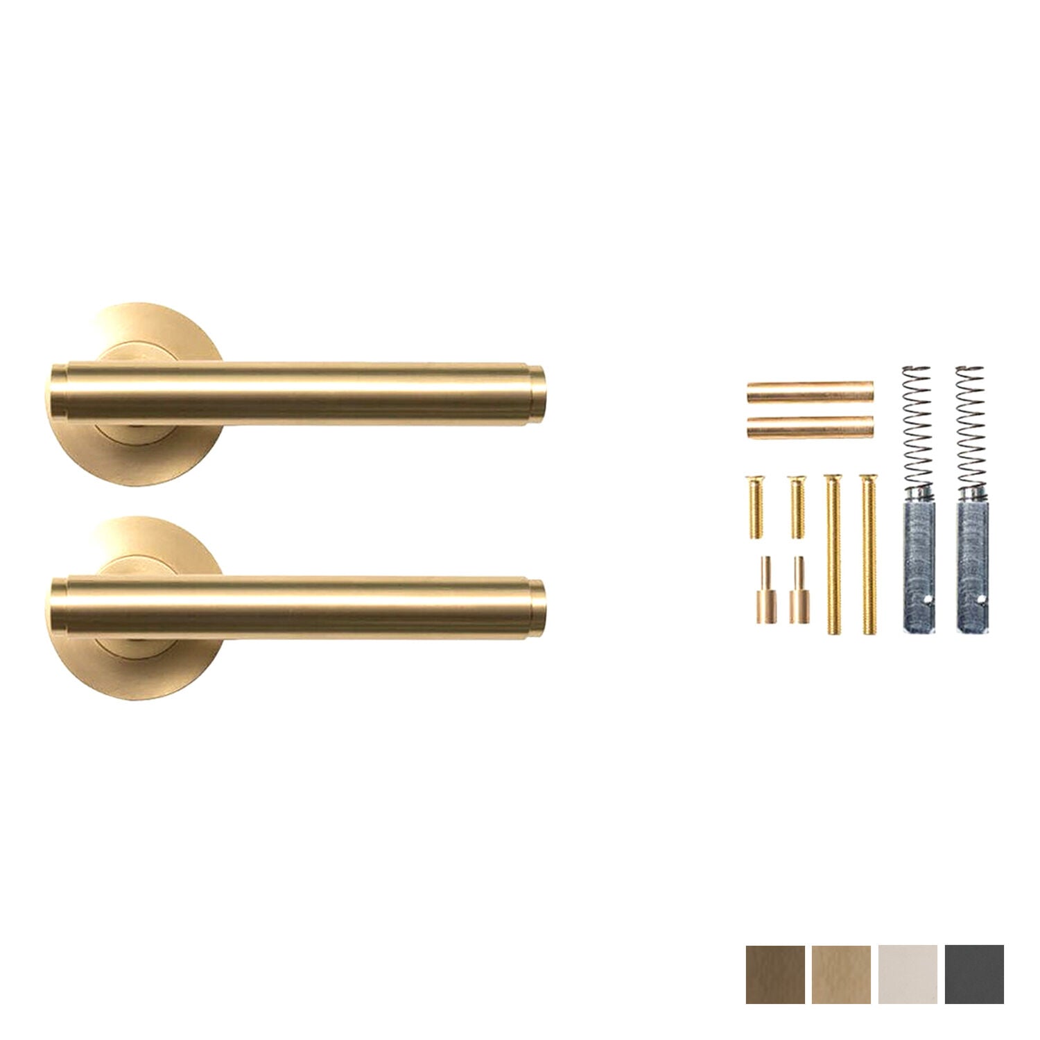 Momo Bellevue Plain Door Lever Handle Set Lever - Available in Various Finishes