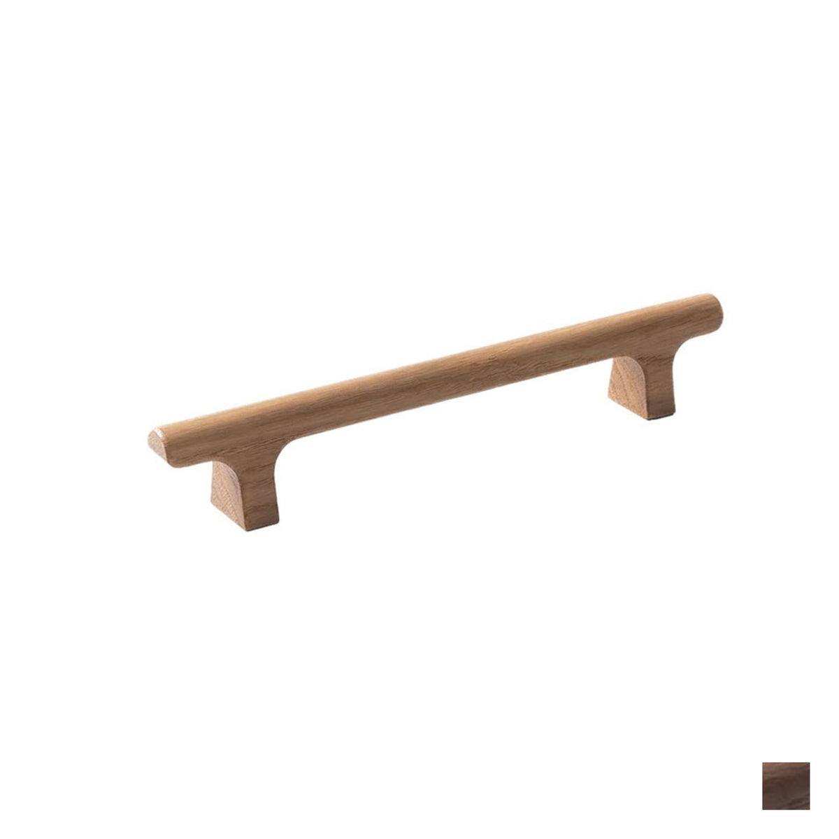 Momo Hinoki Wood D Cabinet Handle 160mm - Available in Various Finishes