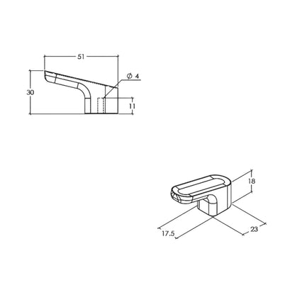 Momo Handles Luv Wood Angled Knob 51mm - Available in Various Finishes|MOMOL0699051WN
|MOMOL0699051OAK
