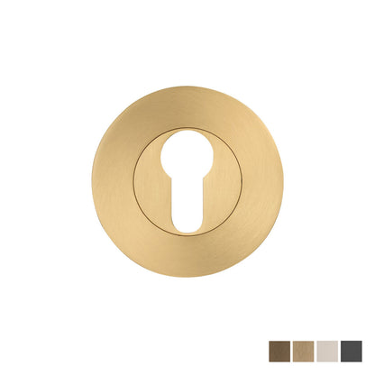 Momo Euro Cylinder Esctucheon Set - Available in Various Finishes