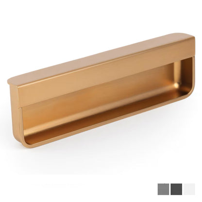 Momo Moule Edge Flush Pull 128mm - Available in Various Finishes