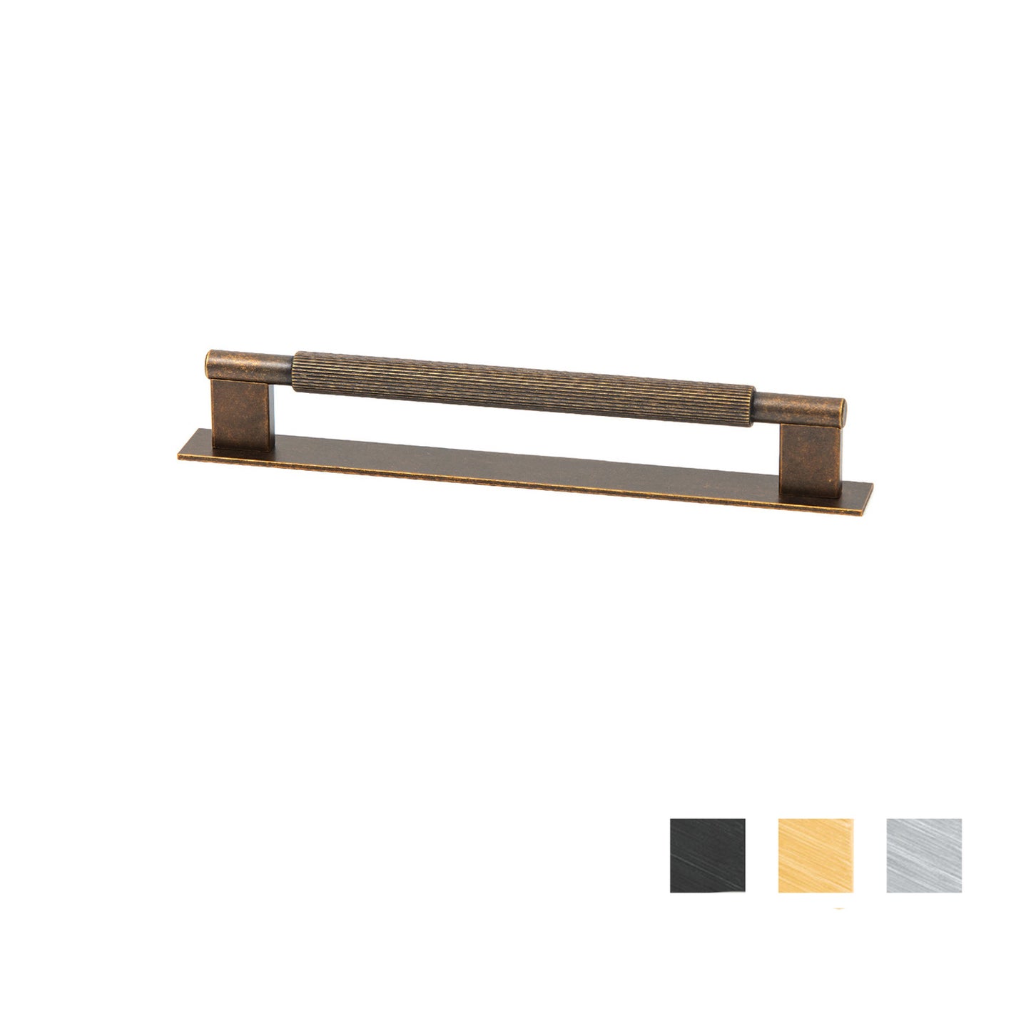 Momo Arpa D Handle and Backplate - Available in Various Sizes and Finishes