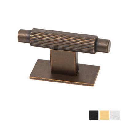 Momo Arpa T Knob and Backplate 70mm - Available in Various Finishes
