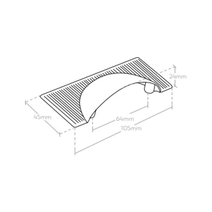 Momo Barrington Cup Pull 64mm CTC - Available in Various Finishes