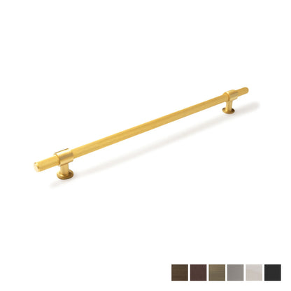 Momo Belgravia Knurled Bar Pull Solid Brass - Available In Various Finishes