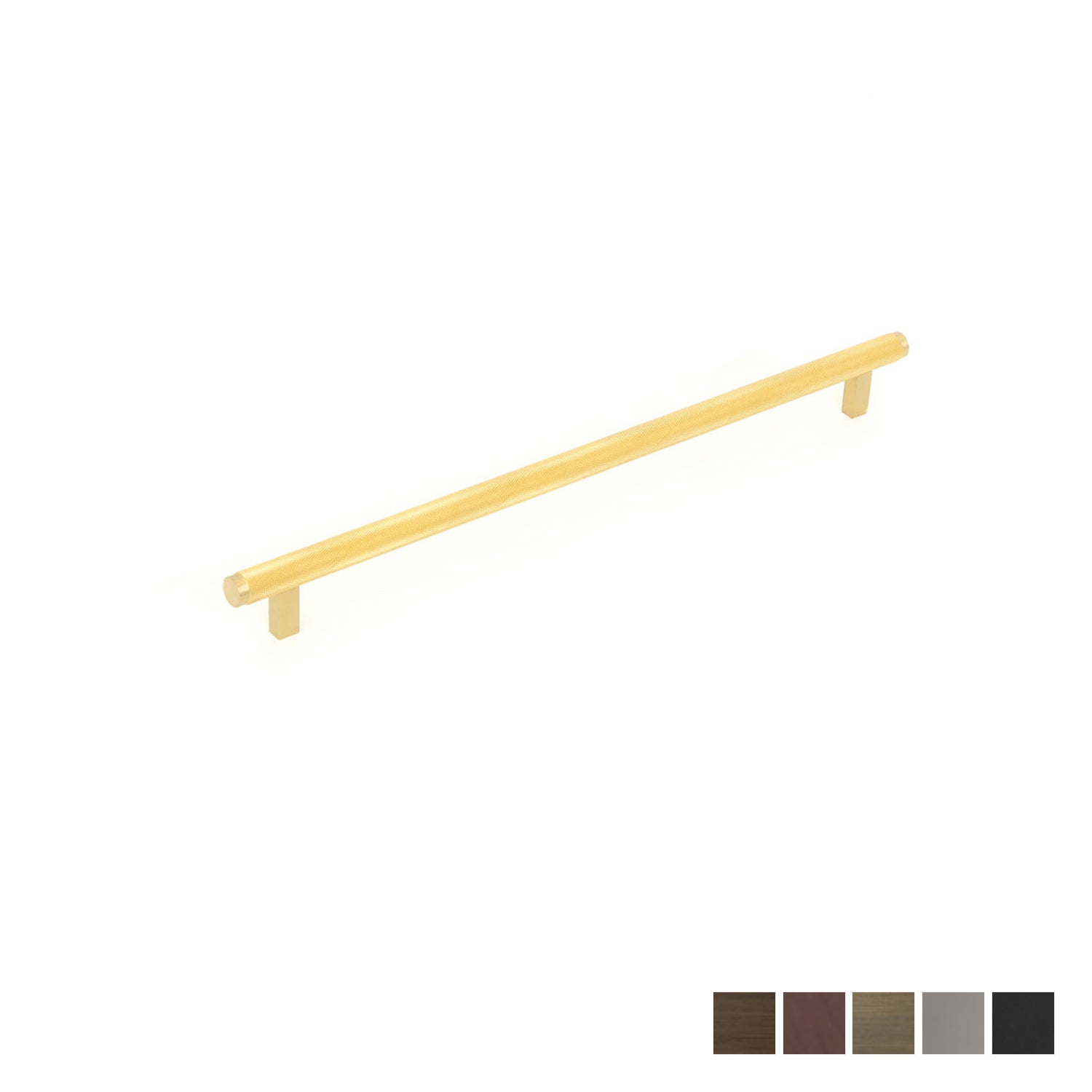 Momo Bellevue Knurled Bar Pull Handle - Available in Various Finishes and Sizes