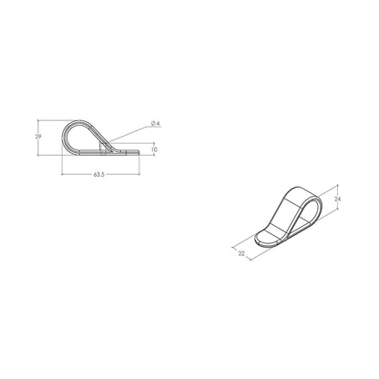 Momo Belt Loop Knob 63mm - Available in Various Finishes