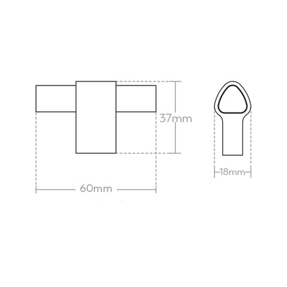 Momo Casper Knob - Available In Polished Gold and Polished Nickel