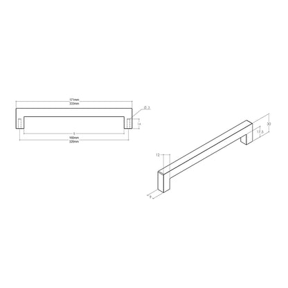 Momo Liberty Bar Handle - Available In Various Finishes and Sizes