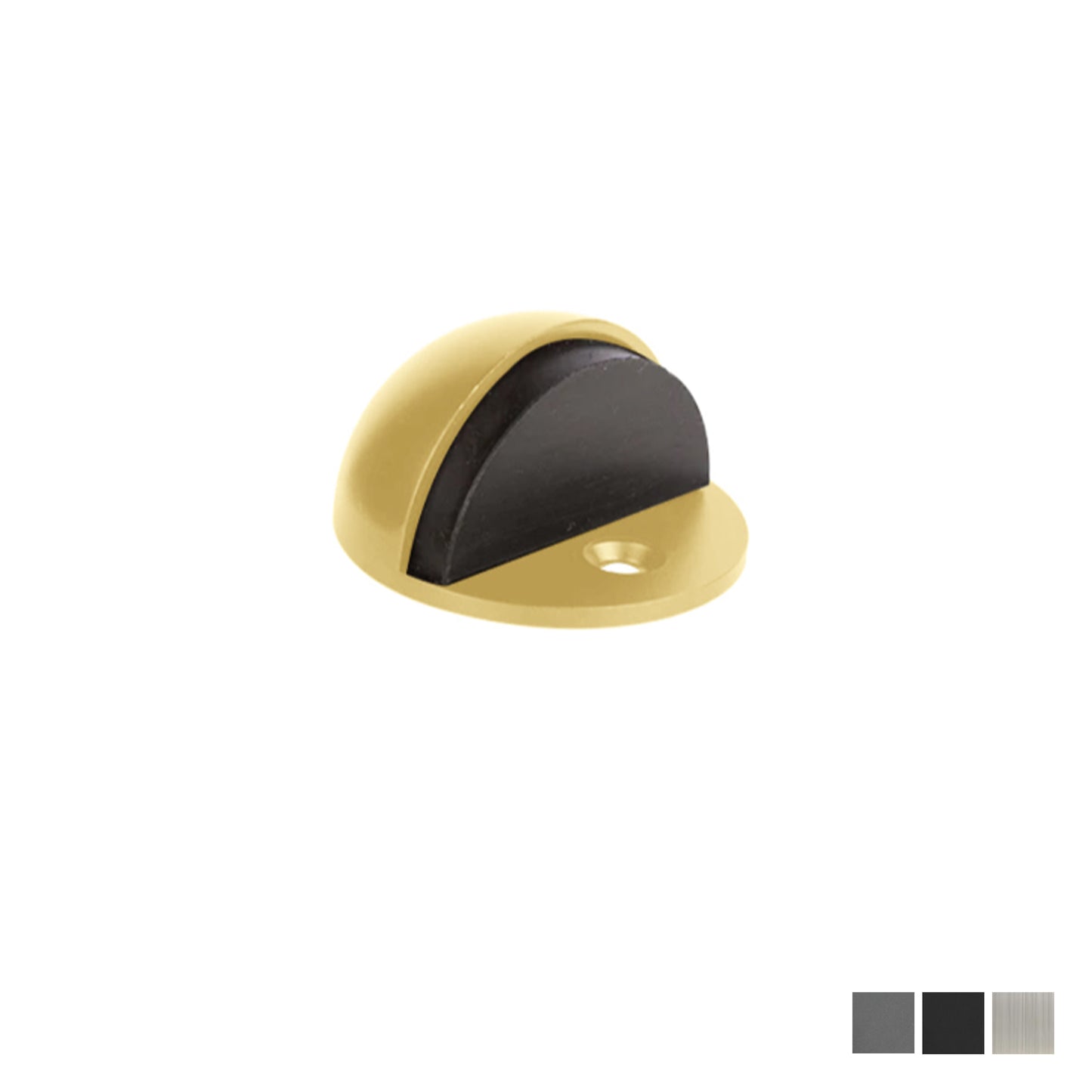 N2LOK Half Round Door Stop 45mm - Available in Various Finishes