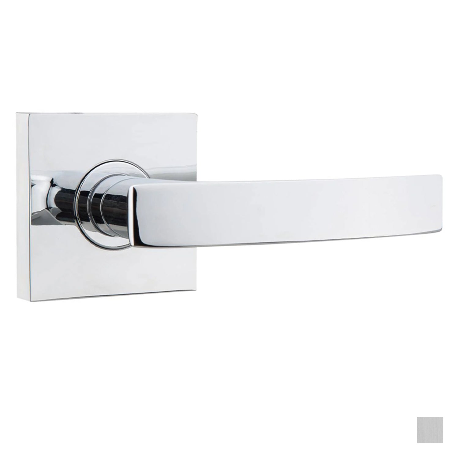 N2lok Novum Door Lever Passage Set on Square Rose Box Pack - Available in Various Finishes