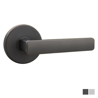 N2lok Vitus Door Lever on Round Rose Passage Set Clear Pack - Available in Various Finishes