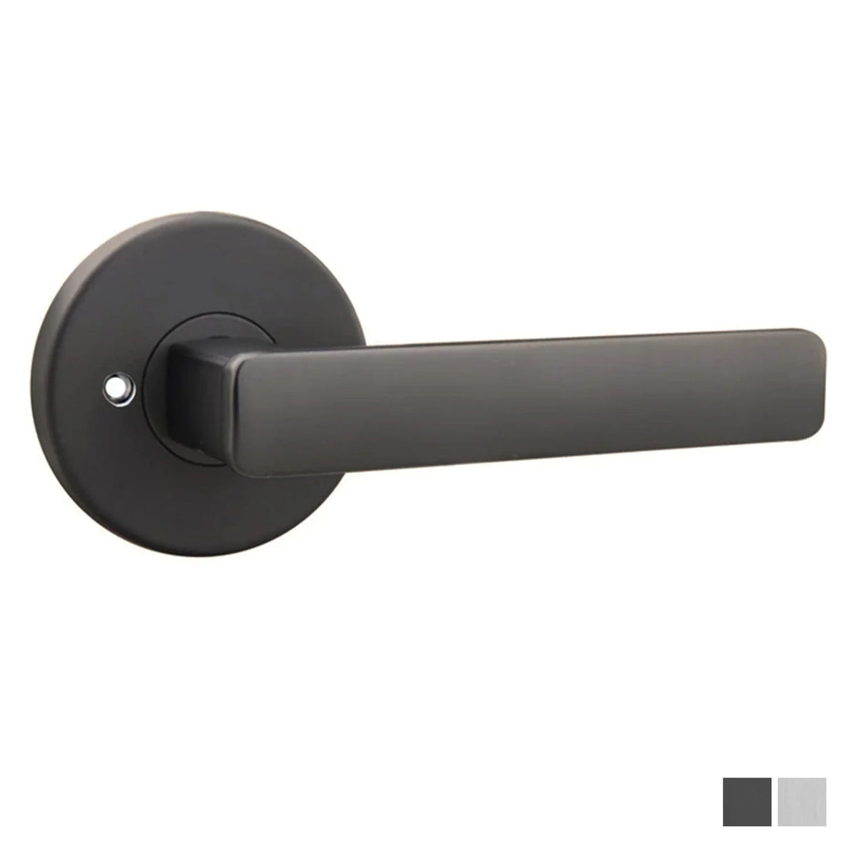 N2lok Vitus Door Lever on Round Rose Privacy Set Clear Pack - Available in Various Finishes