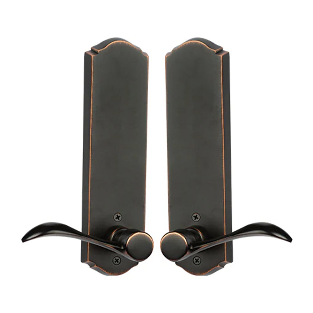 N2lok Etna Wave Door Lever Handle Passage Set - Available in Various Handing